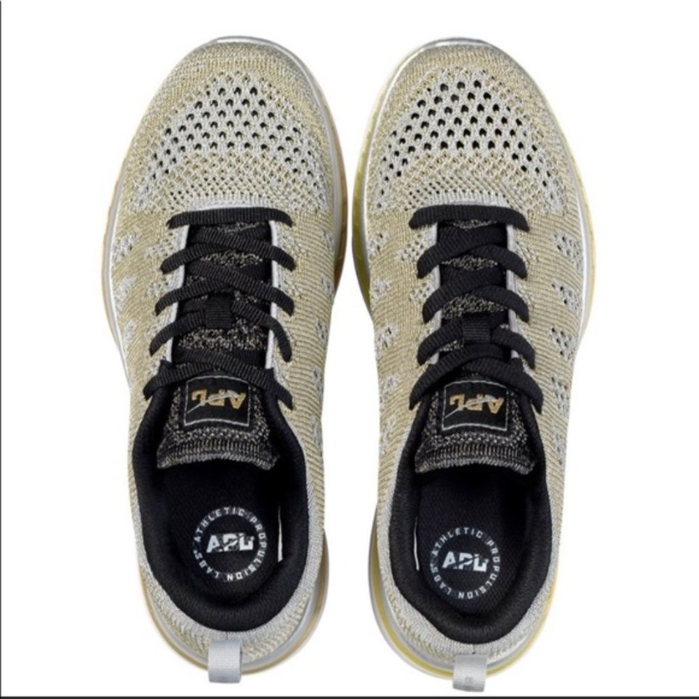 APL Women's Sneakers in Gold and Black